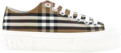 Burberry Klassieke Check House Sneakers Brown Heren