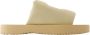 Burberry Knight Slab Sandalen Leer Beige Dames - Thumbnail 1