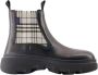 Burberry Leather boots Black Dames - Thumbnail 1