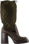 Burberry Leather boots Green Dames - Thumbnail 1