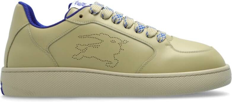 Burberry Leren sneakers Green Heren