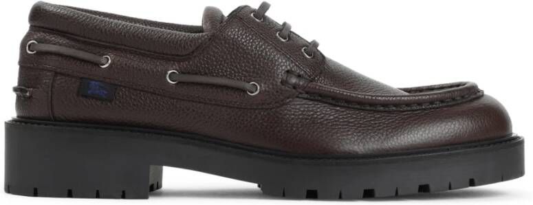 Burberry Neutrale Loafer Schoenen voor Mannen Brown Heren