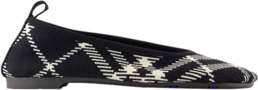 Burberry Nylon flats Black Dames