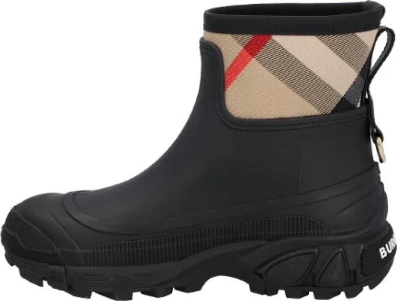 Burberry Polyester boots Black Dames