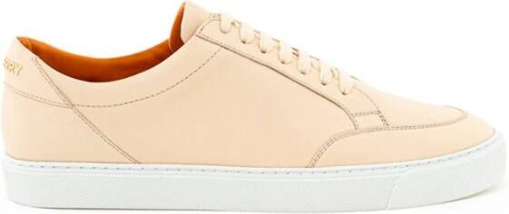 Burberry Roze Leren Sneaker Pink Dames