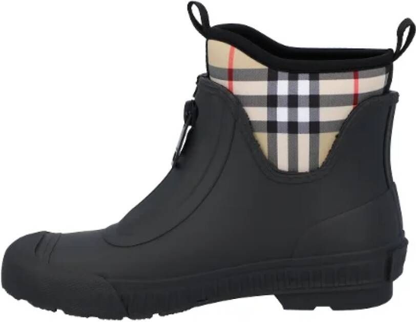 Burberry Rubber boots Black Dames