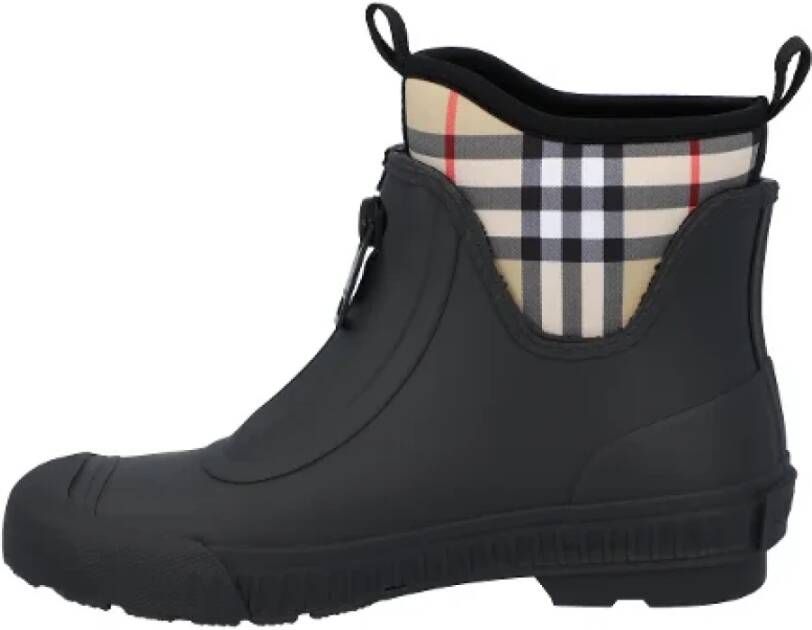 Burberry Rubber boots Black Dames