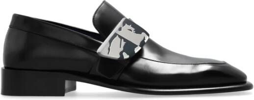 Burberry Schild loafers Black Heren