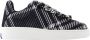 Burberry Geruite Gebreide Box sneakers Black Dames - Thumbnail 11