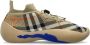 Burberry Gebreide sneakers met ruitmotief en trekkoord Beige - Thumbnail 5