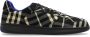 Burberry Zwarte Stoffen Sneakers met Logozool Black Heren - Thumbnail 5