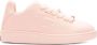 Burberry Roze Leren Sneakers met Equestrian Knight Motief Pink Dames - Thumbnail 1