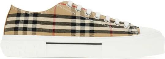 Burberry Stijlvolle Sneakers voor Mannen en Vrouwen Beige Heren