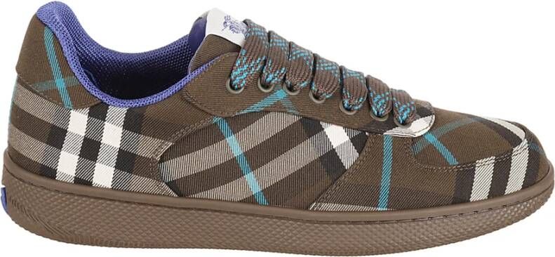 Burberry Stijlvolle Sneakers voor Mannen en Vrouwen Brown Heren