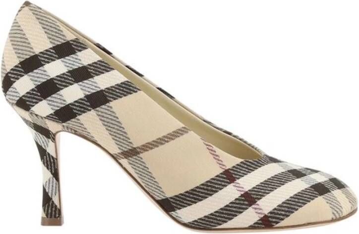 Burberry Stiletto Hiel Check Pumps Ruiterstijl Multicolor Dames