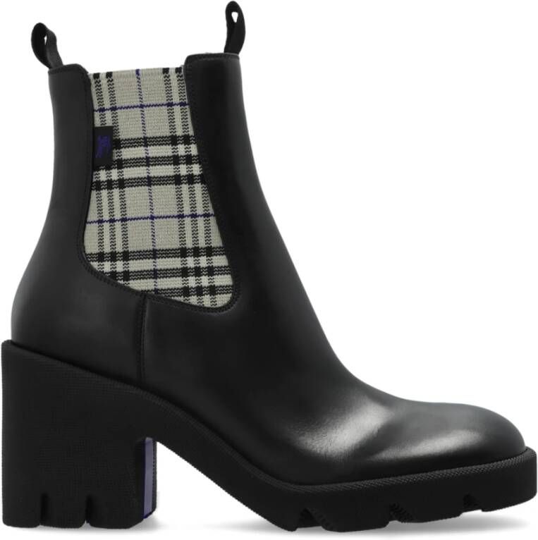 Burberry Stride hoge enkellaarzen Black Dames