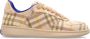 Burberry Check Sneakers met Ronde Neus Multicolor Dames - Thumbnail 1