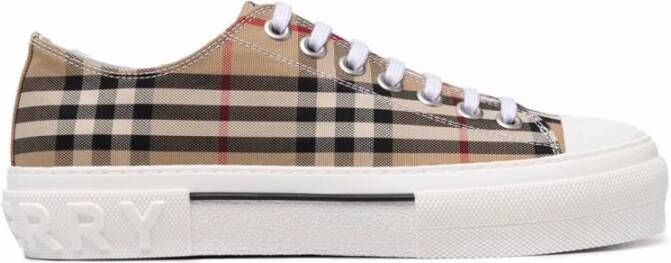 Burberry Vintage Check Beige Sneakers Beige Heren