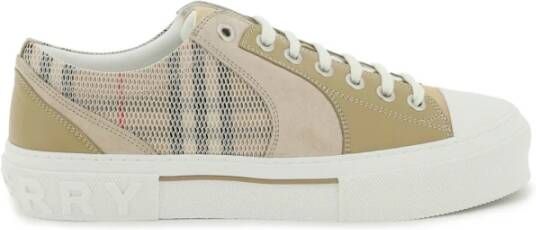 Burberry Vintage Check Leren Sneakers Multicolor Heren