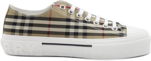 Burberry Vintage Check Sneakers Beige Heren