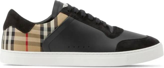 Burberry Vintage Check Sneakers Black Heren