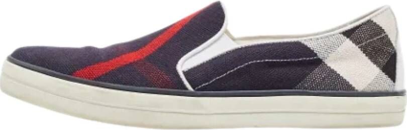 Burberry Vintage Pre-owned Canvas flats Multicolor Dames