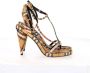 Burberry Vintage Pre-owned Canvas heels Brown Dames - Thumbnail 1