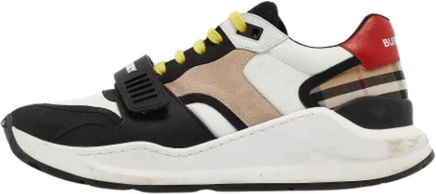 Burberry Vintage Pre-owned Canvas sneakers Multicolor Heren