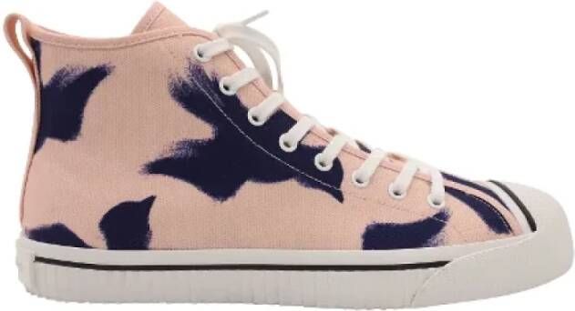 Burberry Vintage Pre-owned Canvas sneakers Pink Dames