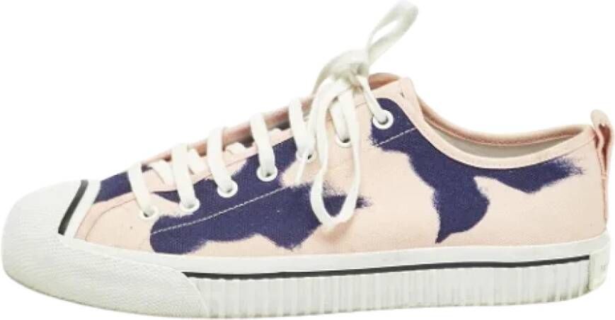 Burberry Vintage Pre-owned Canvas sneakers Pink Heren