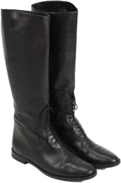 Burberry Vintage Pre-owned Leather boots Black Dames