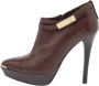 Burberry Vintage Pre-owned Leather boots Brown Dames - Thumbnail 1