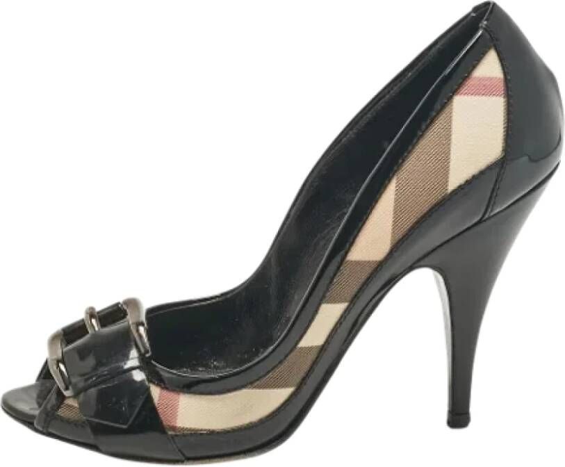 Burberry Vintage Pre-owned Leather heels Multicolor Dames