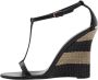 Burberry Vintage Pre-owned Leather sandals Black Dames - Thumbnail 1