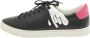 Burberry Vintage Pre-owned Leather sneakers Black Heren - Thumbnail 1