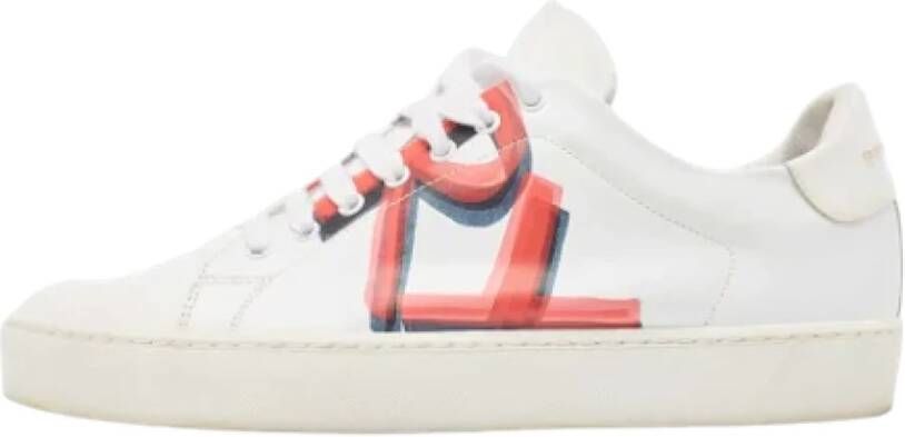 Burberry Vintage Pre-owned Leather sneakers Multicolor Dames