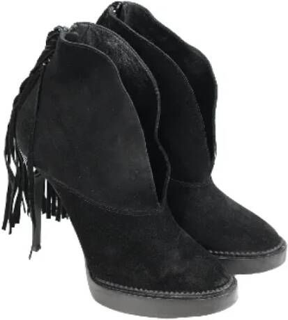 Burberry Vintage Pre-owned Suede boots Black Dames