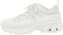 Burberry Witte canvas en leren lage sneakers White Dames - Thumbnail 3