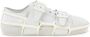 Burberry Witte Canvas Sneaker met Rubberen Zool White Heren - Thumbnail 1