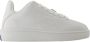 Burberry Witte leren boxsneakers Gestructureerd kalfsleer White Dames - Thumbnail 1