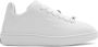 Burberry Witte Leren Sneakers Ronde Neus Vetersluiting White Dames - Thumbnail 6