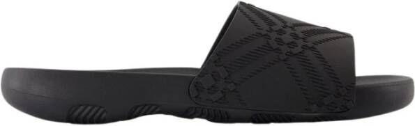 Burberry Zwarte Dive Sandalen Synthetisch Materiaal Black Dames