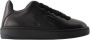 Burberry Zwarte Leren Box Sneakers Verhoogde Stijl Black Dames - Thumbnail 1