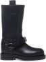 Burberry Hoge Laarzen- MF Saddle Low Black Heren - Thumbnail 2