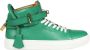 Buscemi Leren hoge sneakers Green Heren - Thumbnail 1