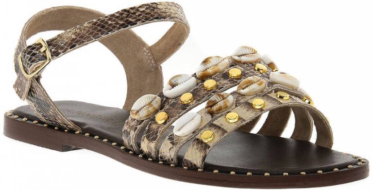 CafèNoir Gilda Sandalen Beige Dames