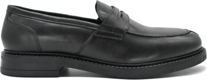 CafèNoir Stijlvolle Mocassins in Zwart Black Heren