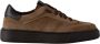 Calce Bruine Leren Sneakers X1581 Brown Heren - Thumbnail 1