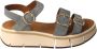 Calce Flat Sandals Blauw Dames - Thumbnail 1