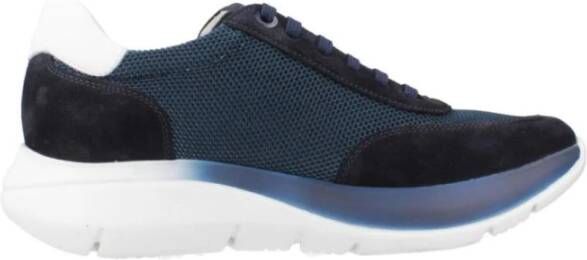 Callaghan Algoritme Sneakers van Stof en Suède Blue Heren